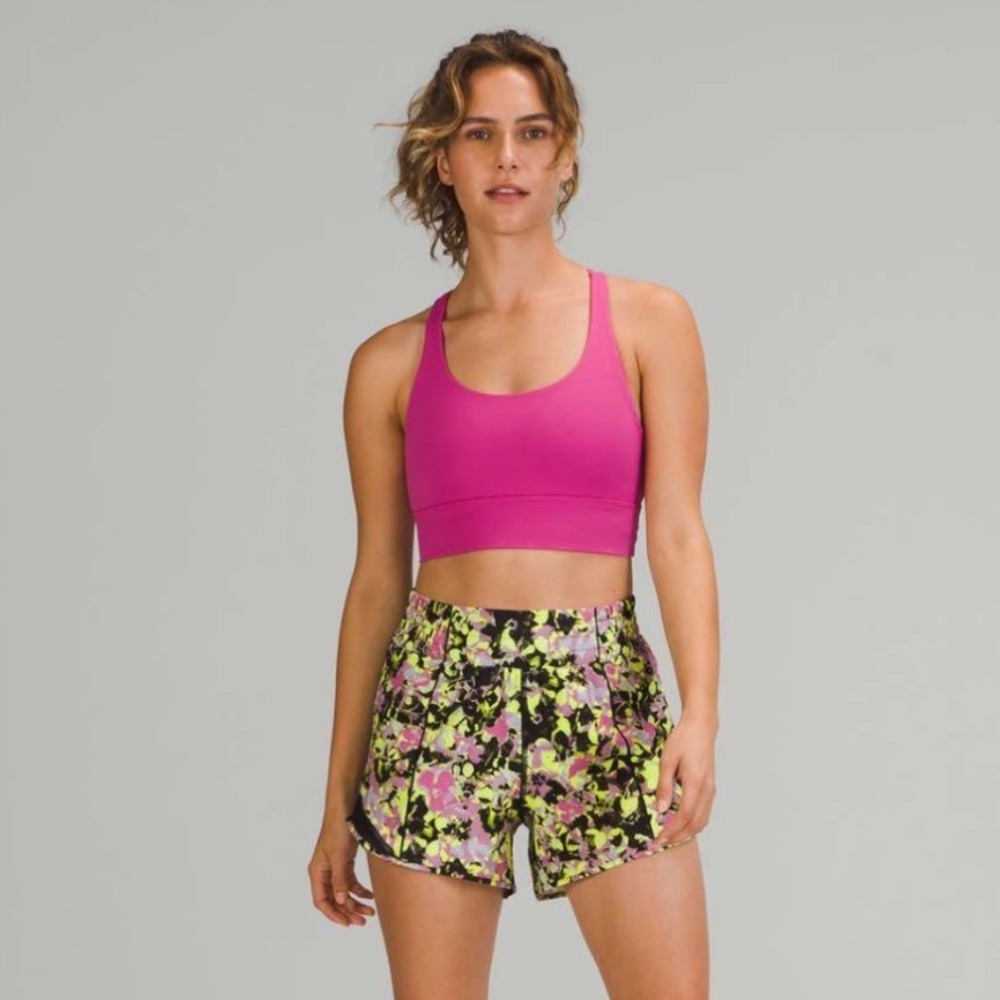 Rare Lululemon Hotty Hot High-Rise Lined Short 4" Size 8 Inflected Highlight - Picture 3 of 11